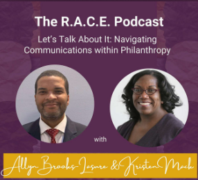 The R.A.C.E. Podcast with Allyn Brooks-LaSure and Kristen Mack graphic.